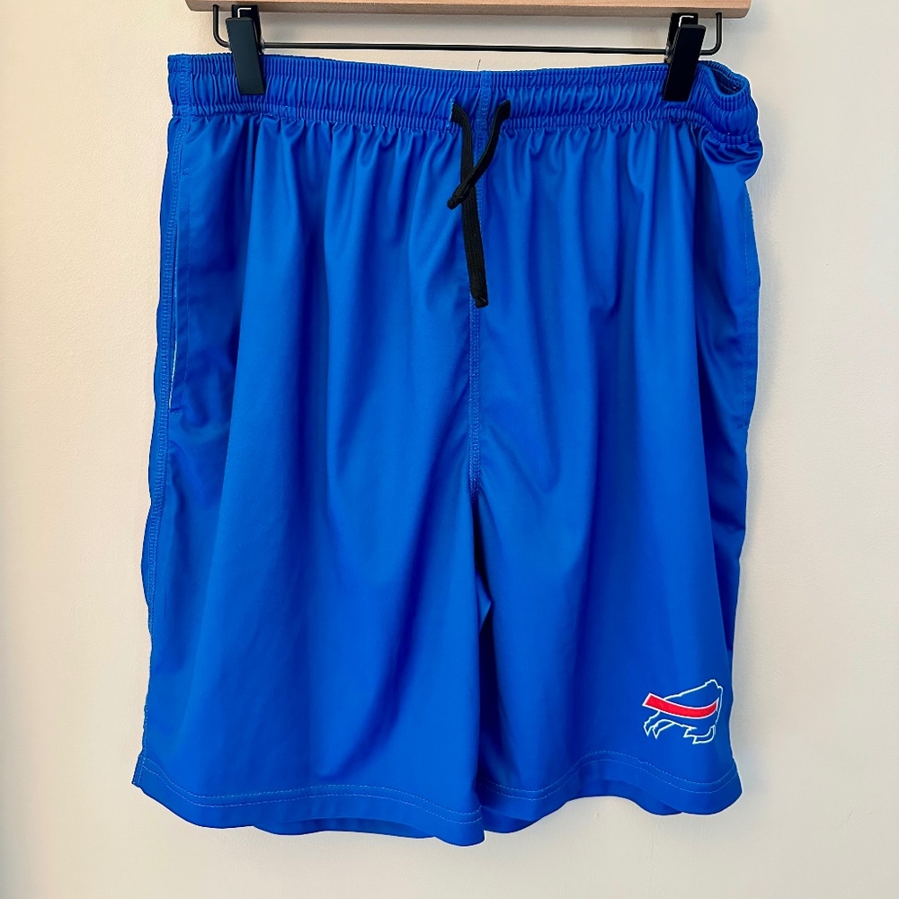 Buffalo Bills Official NFL Football Mens Athletic Shorts Blue SZ Large